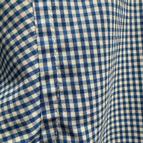 Chaps Boys Gingham Button Up Dress Shirt | Size Medium (10-12) - Picture 2 of 5
